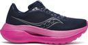 Chaussures Running Saucony Endorphin Trainer Bleu/Rose Femme