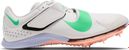 Nike Long Jump Elite Track Shoes, White/Green/Orange, Unisex