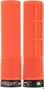 Paire de Grips DMR DeathGrip Flangeless Thin Orange Gum