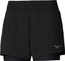 Mizuno 4.5-inch 2-in-1 Shorts for Women, Black