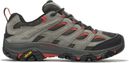 Merrell Moab 3 Gore-Tex Hiking Shoes, Gray/Red, Men's