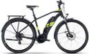 Bicicleta eléctrica de trekking R Raymon TourRay E 1.0 Shimano Altus 8S 400 Wh 700 mm Negro Verde Lima 2023
