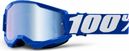 100% STRATA 2 Kids Goggle | Blue | Blue Mirror Lenses