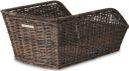 BASIL Cento Rotan Look Fietsmand Met Draagrek 47 X 34 X 22 Cm - Bruin