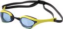 Arena Cobra Ultra Swipe Swimming Goggles, Blue/Yellow