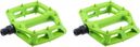 DMR Pair of Flat Pedals V6 Green
