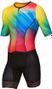 Mako Pro Set-In Fade Out Rainbow Men's Triathlon Suit