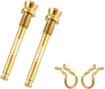 Vis étrier de frein à disque – Doré – 2 pièces + clips