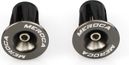 Bouchons de cintre vélo – 22 à 24 mm – Vis M4 – Gris