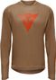 Maglia Dainese HgAER a manica lunga marrone/rosso