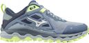 Chaussures de Trail Running Femme Mizuno Wave Mujin 8 Bleu Vert