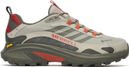Merrell Moab Speed 2 Gore-Tex Wanderschuhe, grau/rot, für Herren