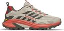 Merrell Moab Speed 2 Men's Hiking Shoes, Beige/Red