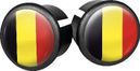 Capes de direction Belgique 20 mm jaune / noir / rouge