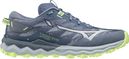 Chaussures Trail Mizuno Wave Daichi 7 Bleu/Vert Femme