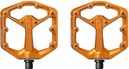 Crankbrothers STAMP 7 Orange flat pedals