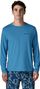 Patagonia Capilene Cool Long-Sleeve T-Shirt with Blue Logo for Men