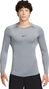 Nike Pro Langarm Trikot Grau Herren