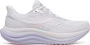 Saucony Triumph 23 Running Shoes, White/Purple, Women's