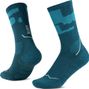 Buff Merino Midweight Crew Socks in Teal