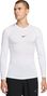 Nike Pro White Men's Long Sleeve Jersey