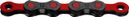 KMC DLC12 Waxed Chain 12S Black Red
