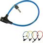 Cable Antivol Vélo  65 cm Câble  Clé  Extérieur  Couleur Aléatoire 8169EURDPRO