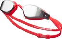 Lunettes de natation Nike Swim Valiant Mirrored Rouge
