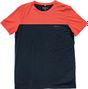 T-Shirt Devold Classic Linear Blue / Red Homme