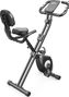 Vélo d’appartement Fitness pliable 4-en-1 magnétique compact Noir