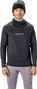 Felpa termica con cappuccio da uomo Scott Defined Light Black