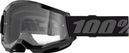 Maske aus 100 % Strata 2, schwarz/klares Glas