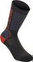 ALPINESTARS PARAGON LITE SOCKS 19 BLACK BRIGHT RED 