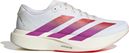 Chaussures Running adidas Adizero Evo SL Blanc/Rouge/Violet Homme