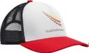 Casquette Peak Performance PP Trucker Blanc/Rouge
