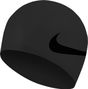 Nike Swim Swoosh 3D Logo Black Swim Cap