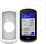 Schutzpaket Garmin Edge 1040 / 1030 – Weiße Silikonhülle + 2 Panzerglas-Schutzfolien