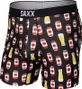 Boxer Saxx Volt Breath Mesh Brief Canadian Lager Nero Rosso