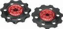 Galets Enduro Bearings 11 dents pour dérailleur Sram 9/10/11 vitesses Rouge