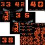 Fox Racing Shox Fork and Shock Orange Factory Stickers Kit