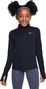 Nike Dri-Fit Black Girls 1/2 Zip Top