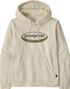 Sudadera con capucha Patagonia '95 Oval Logo Uprisal Hoody Blanca para hombre