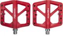 Paire de Pédales Plates Neatt Composite 5 Picots Rouge