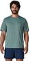 Camiseta Patagonia Capilene Cool Daily Boardshort con logotipo azul para hombre
