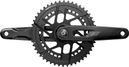 Kurbelgarnitur Leistungsmesser Sram Rival E1 DUB 46-33 Zähne 2x12V (ohne Gehäuse) Schwarz