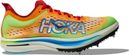 Chaussures Athlétisme Hoka Cielo FlyX Orange Rouge Bleu Unisexe