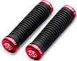 Impugnature inverse Taper da 34 a 30 mm Nere/Rosse