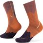 Buff Merino Lightweight Crew Orange socks