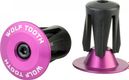 Embouts de Guidon Wolf Tooth Alloy Bar End Plugs Violet