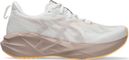 Chaussures Running Asics Novablast 5 Blanc/Orange Femme